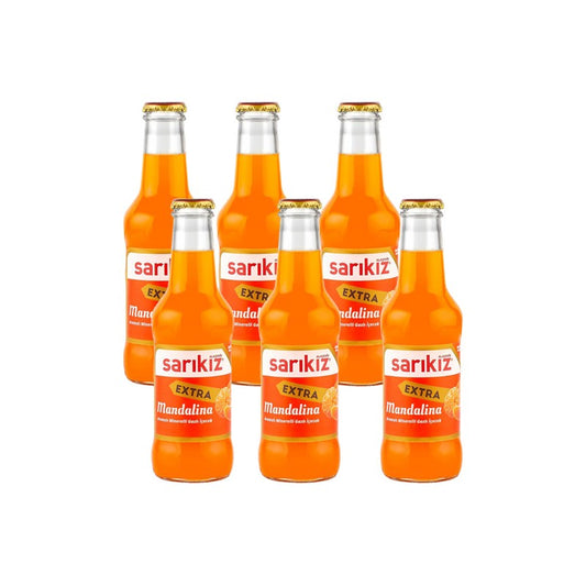 SARIKIZ MİNERAL SU 200 ML MANDALİN 6LI