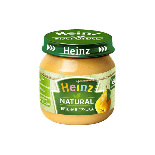 HEİNZ MEYVƏ PÜRESİ 80 QR ARMUD ŞÜŞƏ QAB