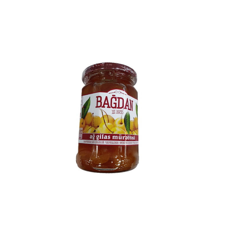 BAĞDAN MÜRƏBBƏ 390 QR AĞ GİLAS