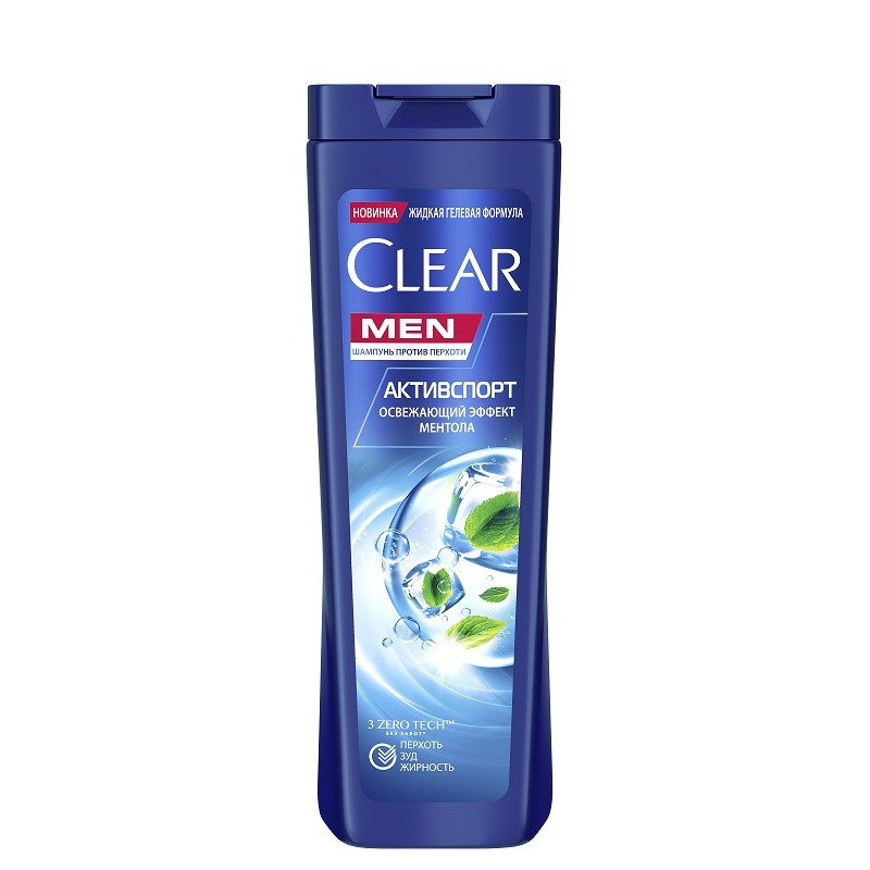 CLEAR ŞAMPUN 380ML MENTOL KİŞİ