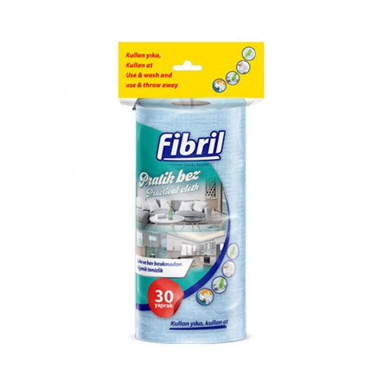 FİBRİL BEZ RULON 30LU 23X25SM