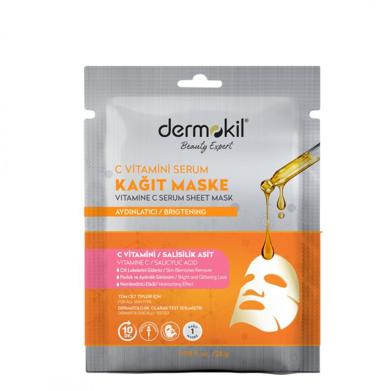 DERMOKİL ÜZ MASKASI 28 GR VİTAMİN C