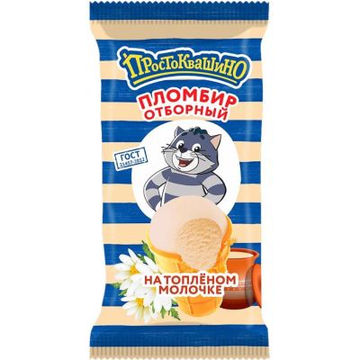 PROSTAKVASHINO PLOMBIR 200 GR BRIKET