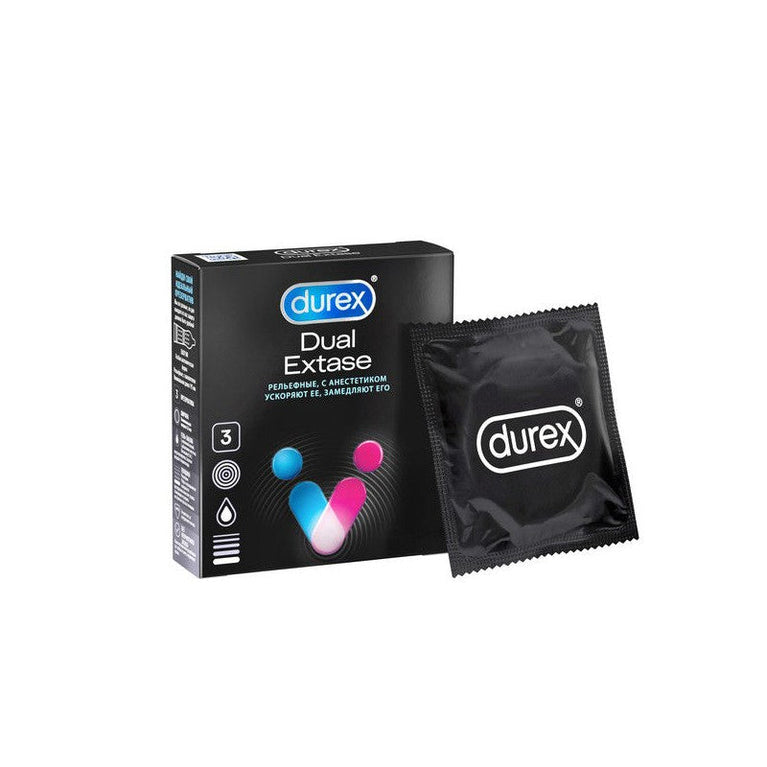 DUREX PREZERVATİV 3 LÜ EXTRA DUAL EXTASE