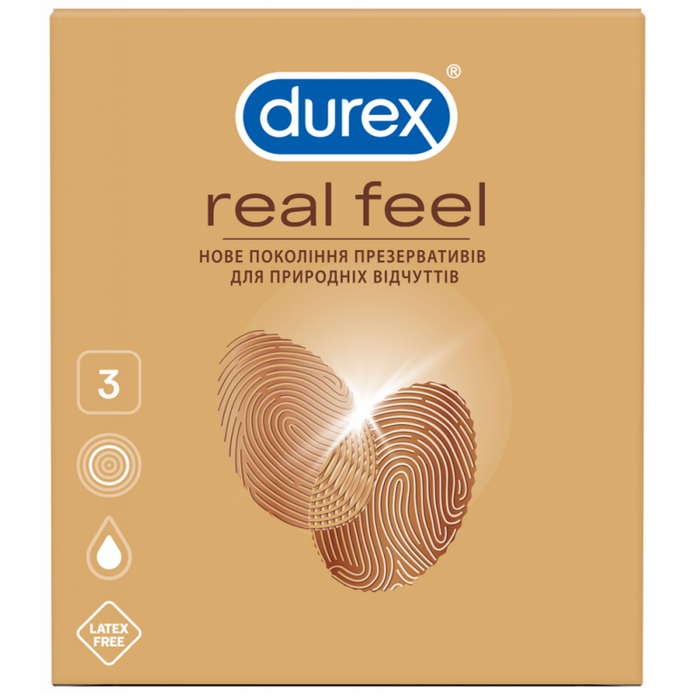 DUREX PREZERVATİV 3 LÜ REAL FEEL