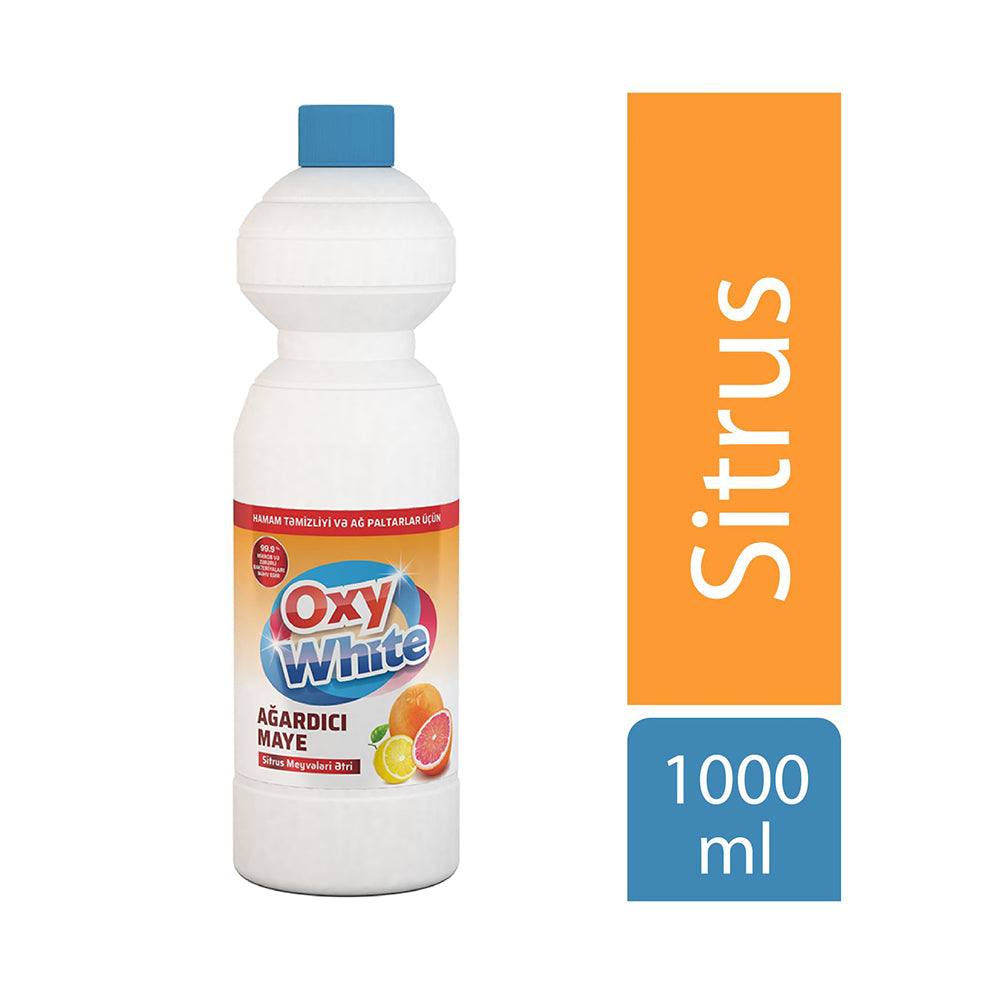OXYWHİTE CAMAŞIR SUYU 1 L SİTRUS