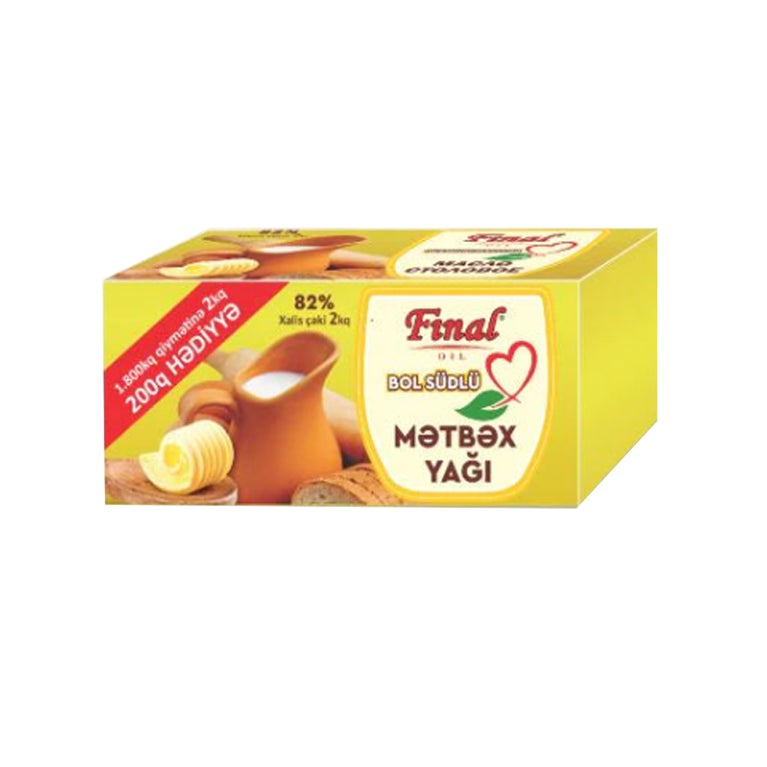 FİNAL MƏTBƏX YAĞI 1.8 KG+200 GR