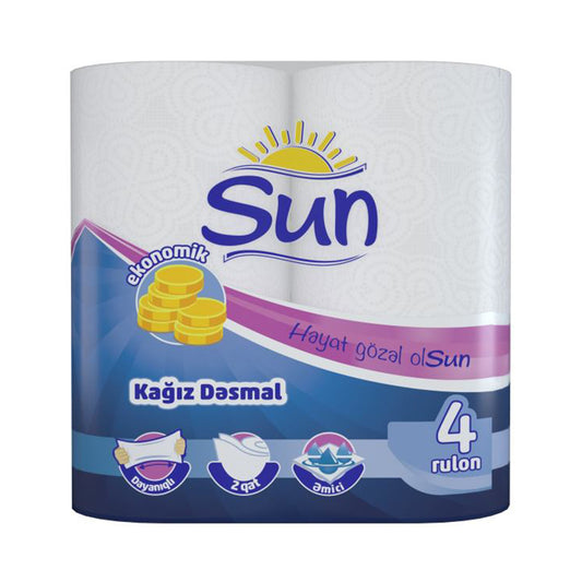 SUN KAĞIZ DƏSMAL 4 ƏDƏD EKONOMİK