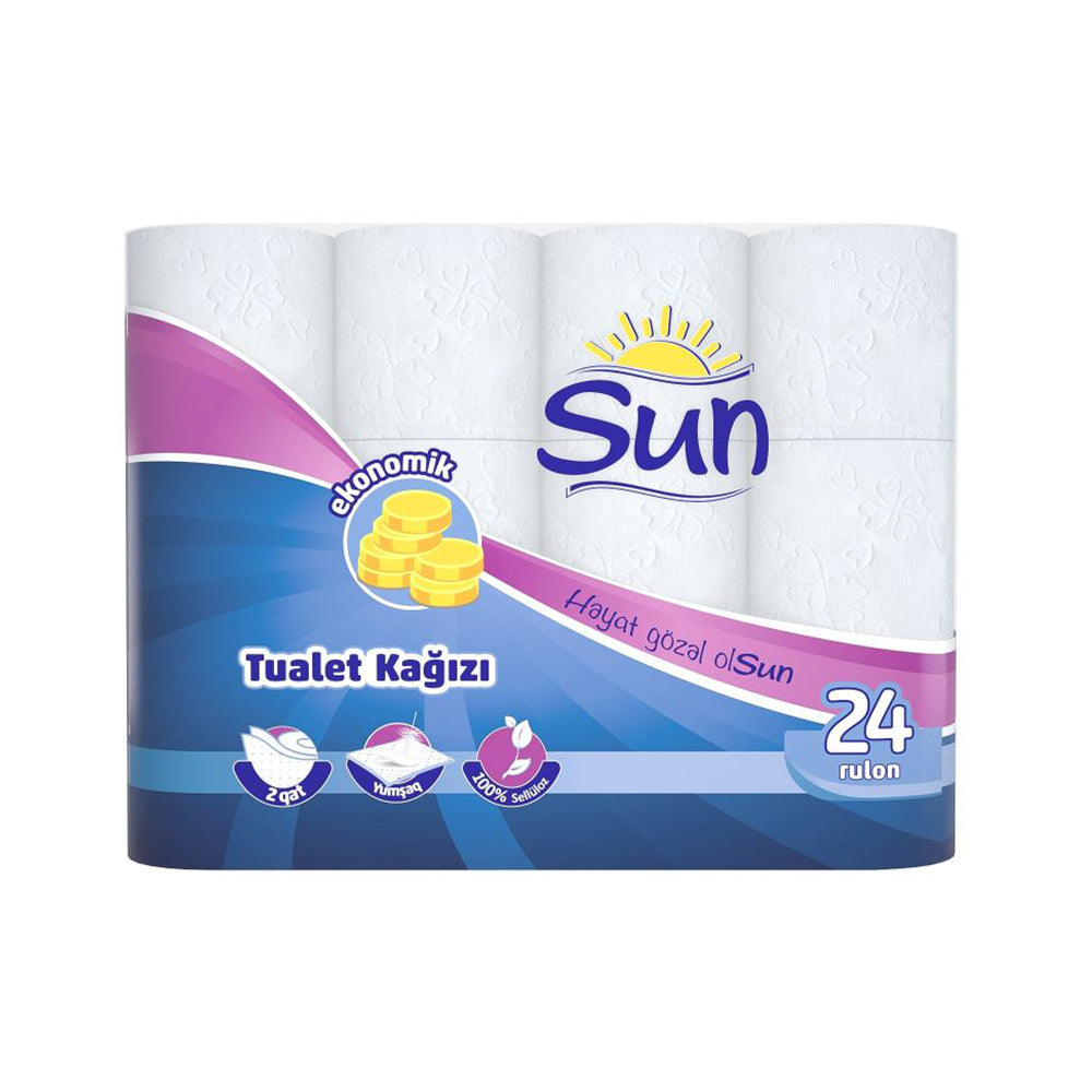 SUN TUALET KAĞIZI 24 LÜ EKONOMİK 2 QAT