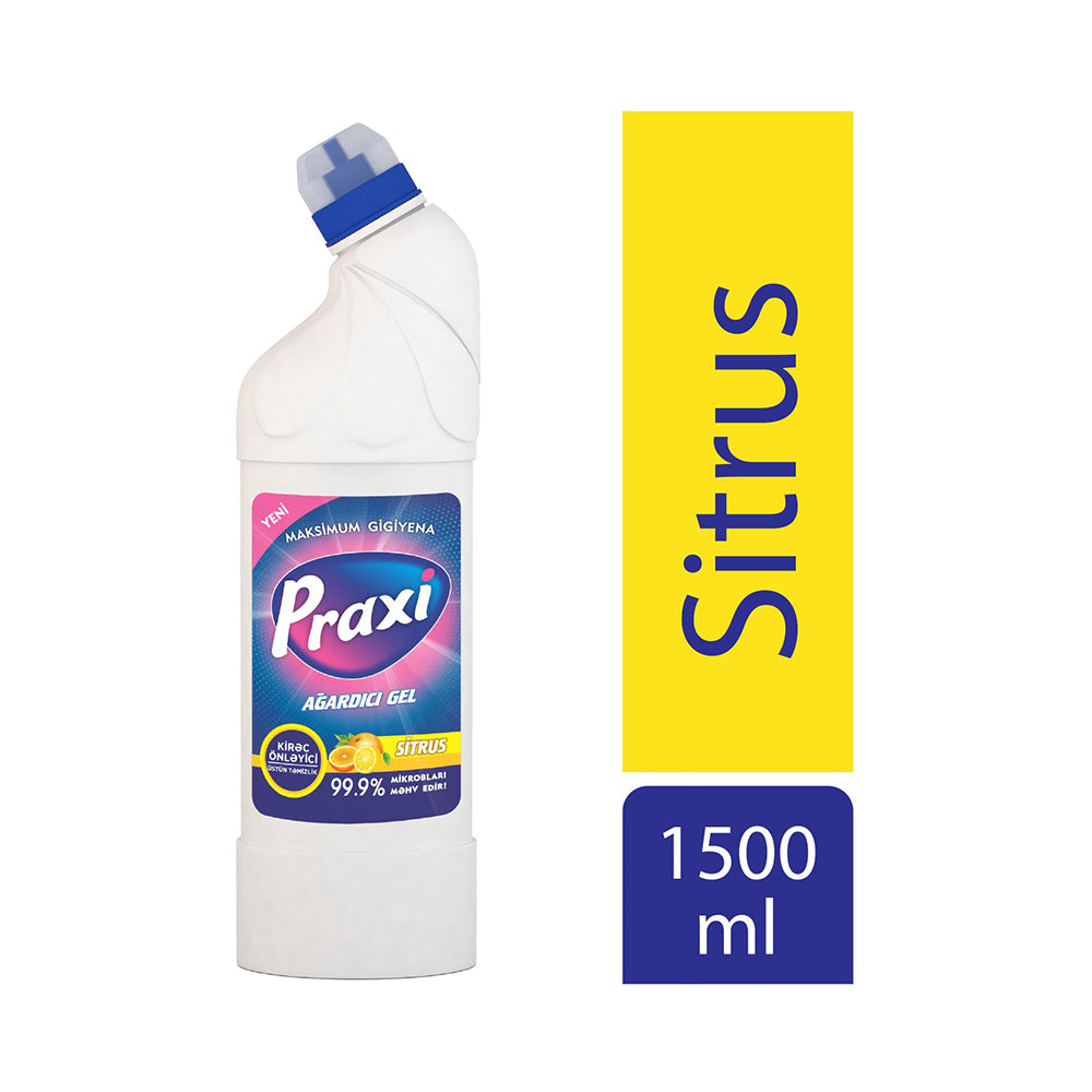 PRAXİ AĞARDICI GEL 1.5 L SİTRUS
