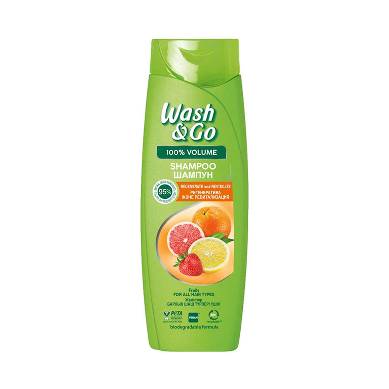 WASH&GO ŞAMPUN 360 ML MEYVƏLİ