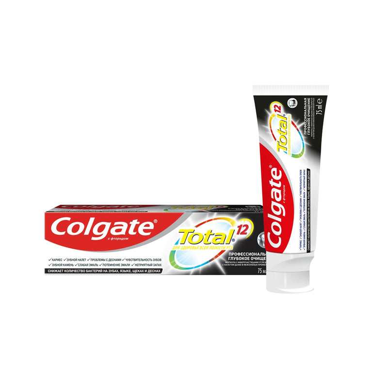 COLGATE DİŞ MCN TOTAL 75 ML KÖMÜRLÜ