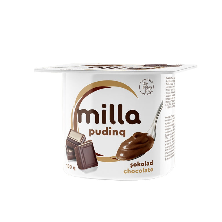 MİLLA PUDİNQ 100 Q ŞOKOLAD