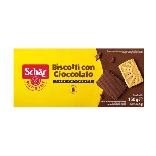 SCHAR QLUTENSİZ ŞOKOLAD KAPLI BİSK 150 Q