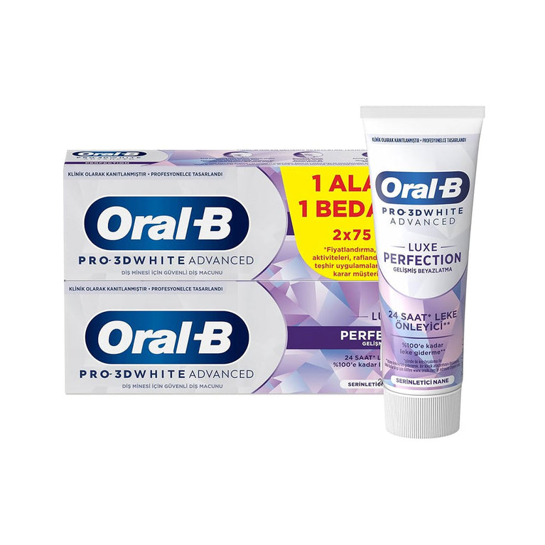 ORAL-B DİŞ MCN PRO 3D 75 ML PERFEC 1+1