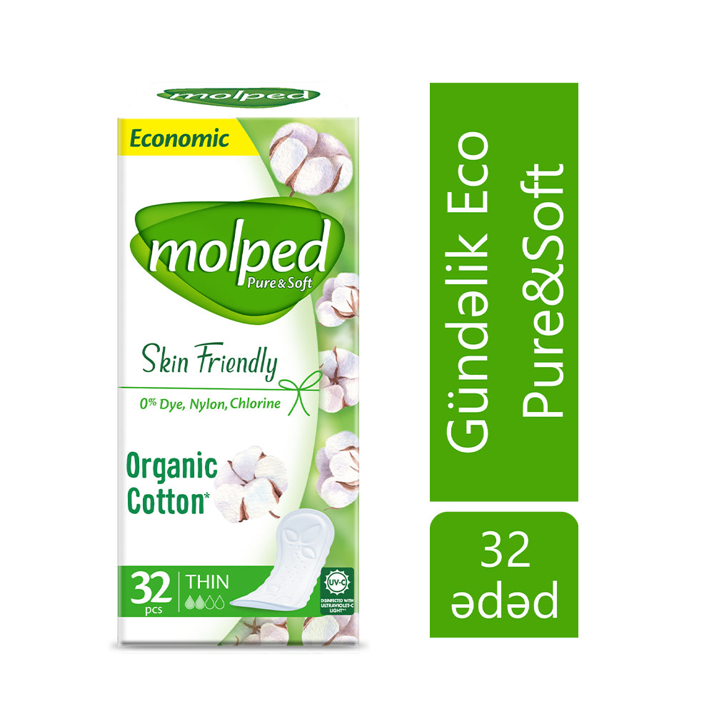 MOLPED GÜNLÜK QADIN BEZİ 32 Lİ PURE SOFT