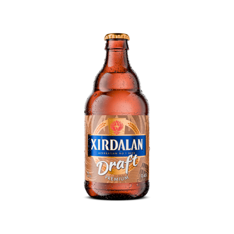 XIRDALAN PİVƏ 450 ML DRAFT PREMİUM ŞÜŞƏ