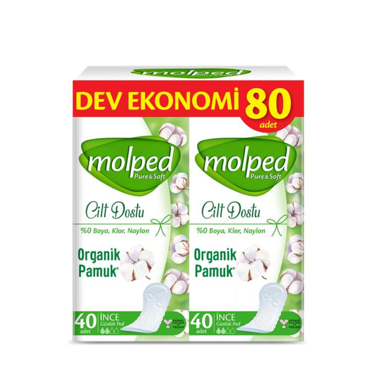 MOLPED GÜNLÜK QADIN BEZİ 80 Lİ PURE&SOFT