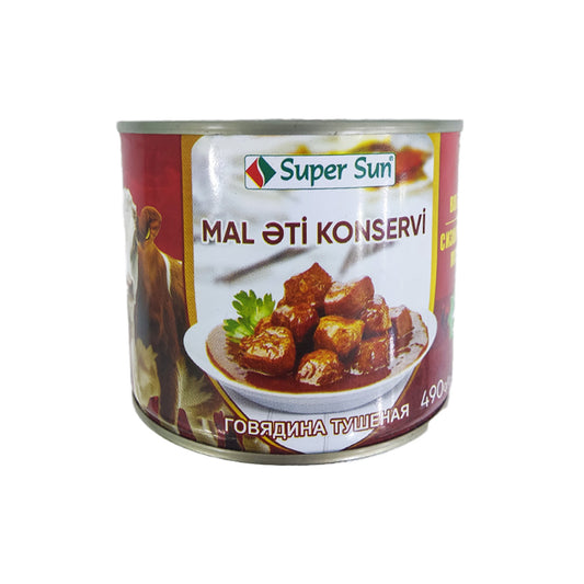 SUPER SUN MAL ƏTİ KONSERVİ 490 Q BOL ƏT