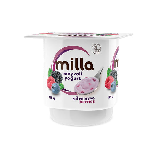 MİLLA YOQURT 115 Q MEŞƏ GİLƏMEYVƏ