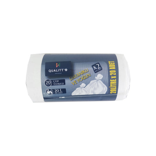 QUALITT'O ZİBİL TORBASI 20 L 20 Lİ 44X56