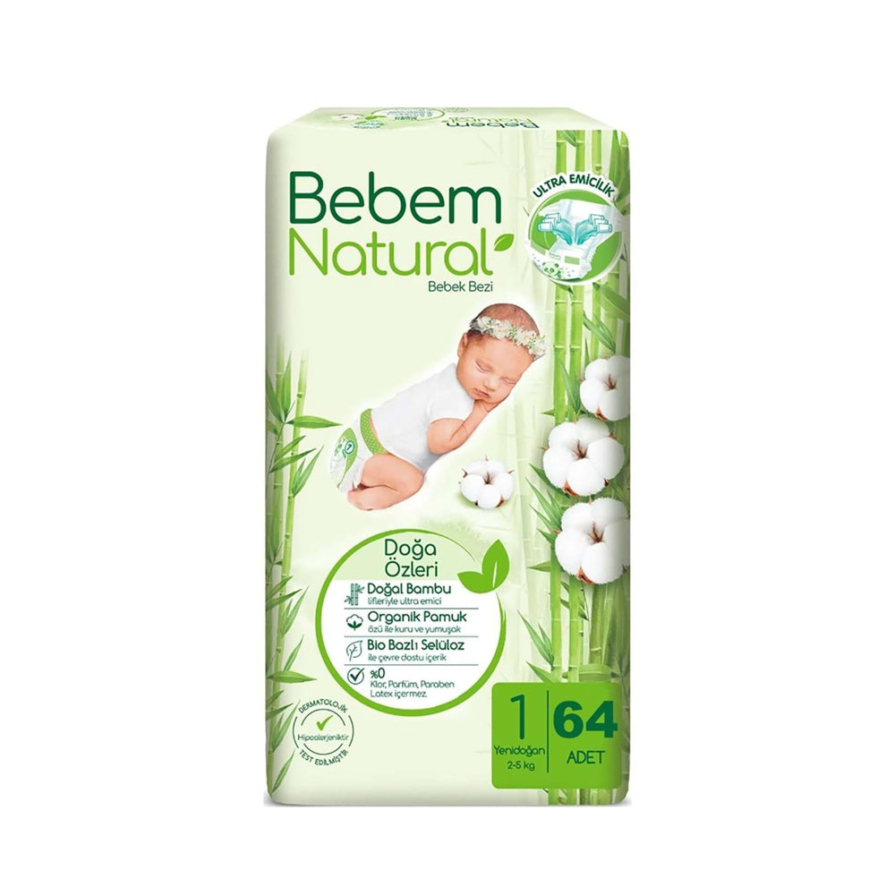 BEBEM UŞAQ BEZİ N1 64 LU 2-K KQ NATURAL