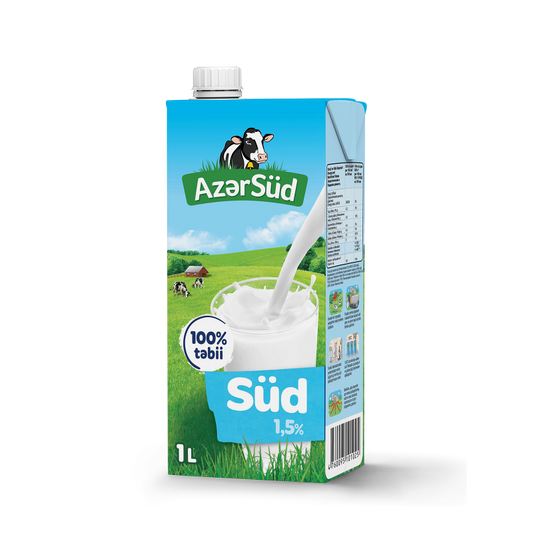 AZƏRSÜD 1,5% 1 LT TETRA PAK