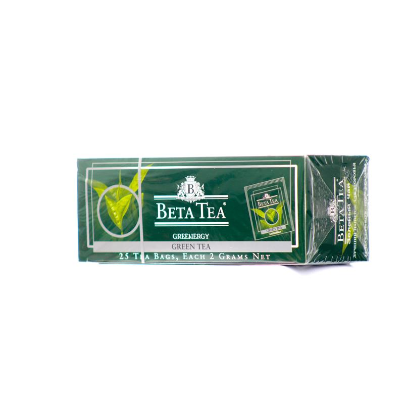 BETA GREEN TEA TEABAGS 25*2 QR