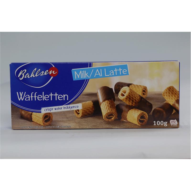 BAHLSEN WAFFELETTEN VAFLİ 100 QR SÜD ŞOK