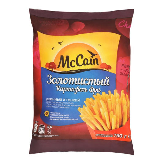 MCCAIN KARTOF FRİ 750 Q INCE DİLİMLİ