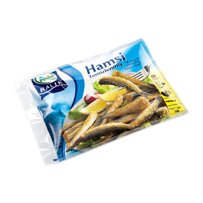 PINAR HAMSI TƏMİZLƏNMİŞ 650 GR (BALIQ)