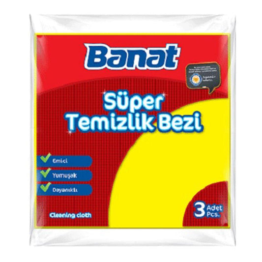 BANAT TƏMİZLİK BEZİ 3 LÜ BEZ