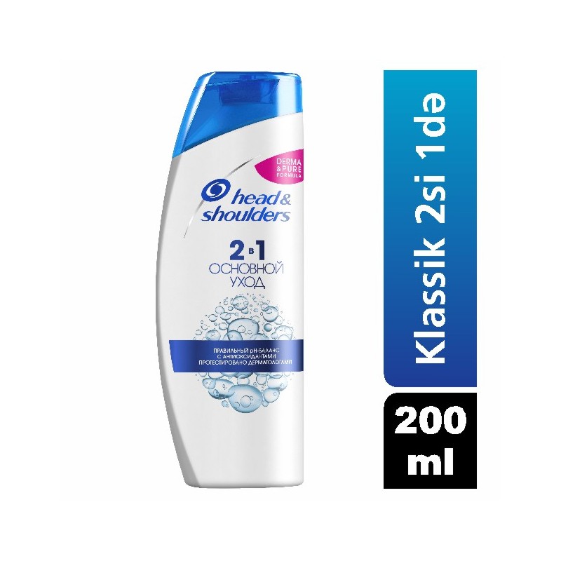 HEAD & SHOULDERS ŞAMPUN KLASSİK 200ML