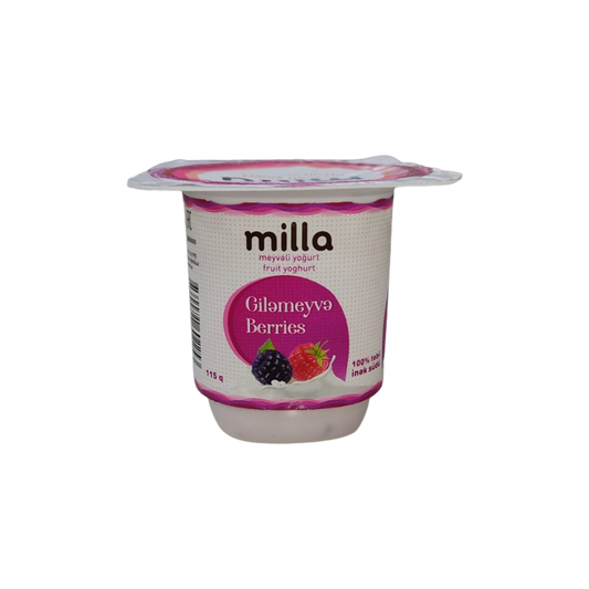 MİLLA YOQURT 115 Q GİLƏMEYVƏ