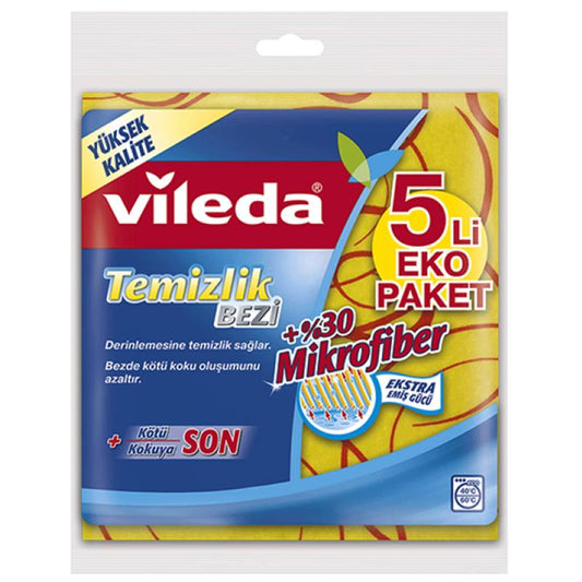 VİLEDA TƏMİZLİK BEZİ EKO PAKET 5-Lİ