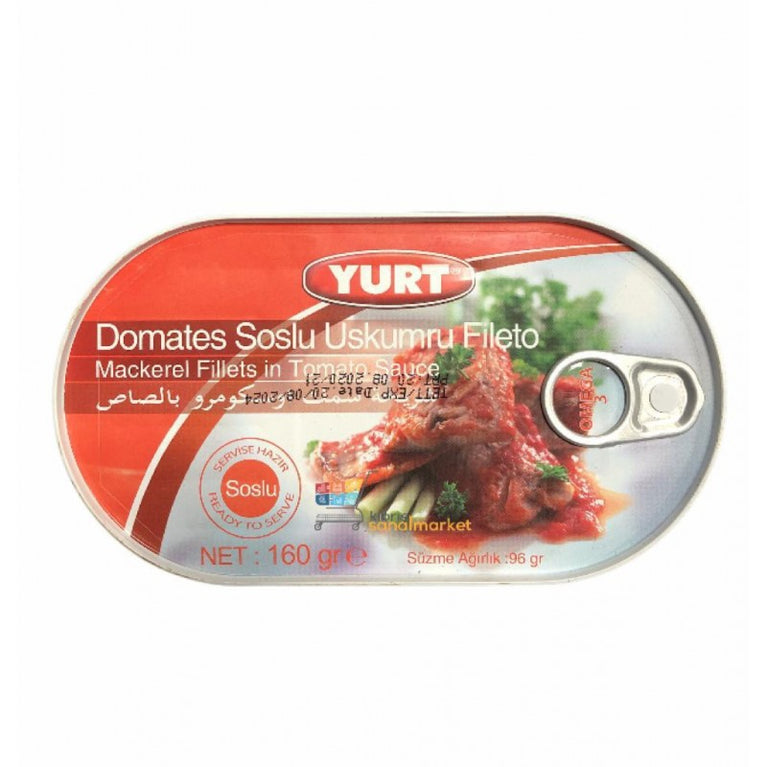 YURT FİLETO USKUMRU SOSLU 160 QR