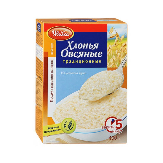 UVELKA XLOPYA YULAF LOPALARI 400 GR