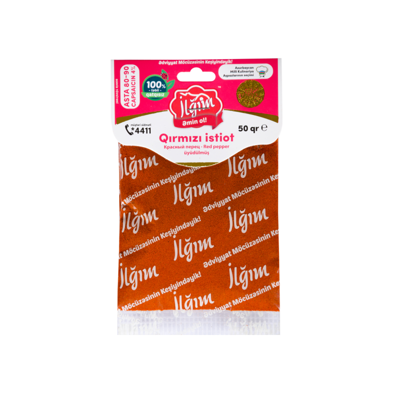 ILGIM QIRMIZI ISTIOT 50 GR