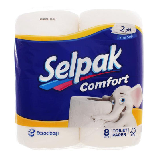 SELPAK COMFORT TUALET KAĞIZI 8 Lİ 2QAT