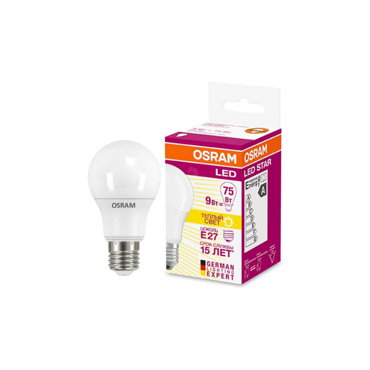 OSRAM LED SCLA75 9.5W/827 FR E27 1554