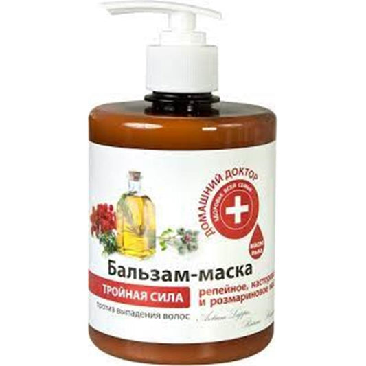 DOMASNIY DOKTOR SAÇ ÜÇÜN BALZAM-MASKA ÜÇ