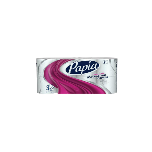 PAPIA TUALET KAĞIZI 8 Lİ 3QAT