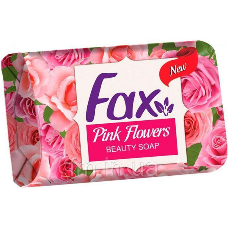 FAX  SABUN 140GR PINK FLOWERS