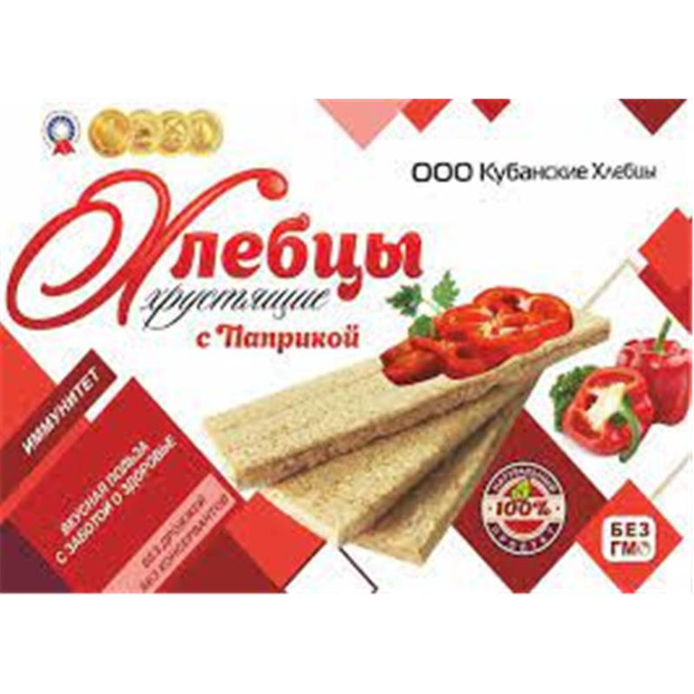 KUBANSKIYE XLEBSI PAPRIKA 100 GR