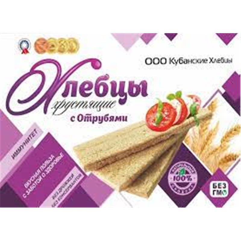 KUBANSKIYE XLEBSI KEPEKLI 100 GR