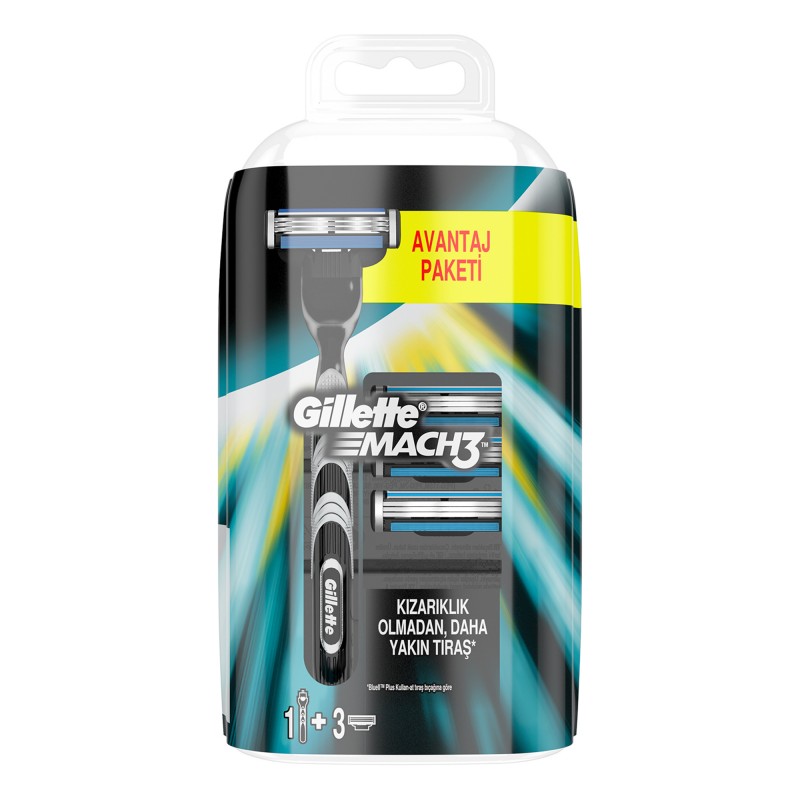 GILLETTE MACH3 RAZOR+2 BIÇAQ AVANTAJLI