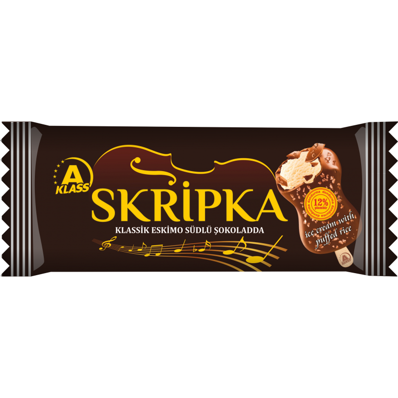 A KLASS SKRIPKA ESKIMO PLOM SOKOLAD 75 G