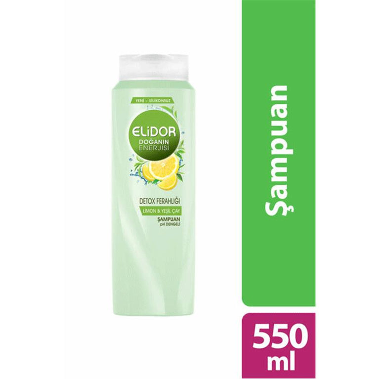 ELİDOR ŞAMPUN DETOX LİMON 550 ML