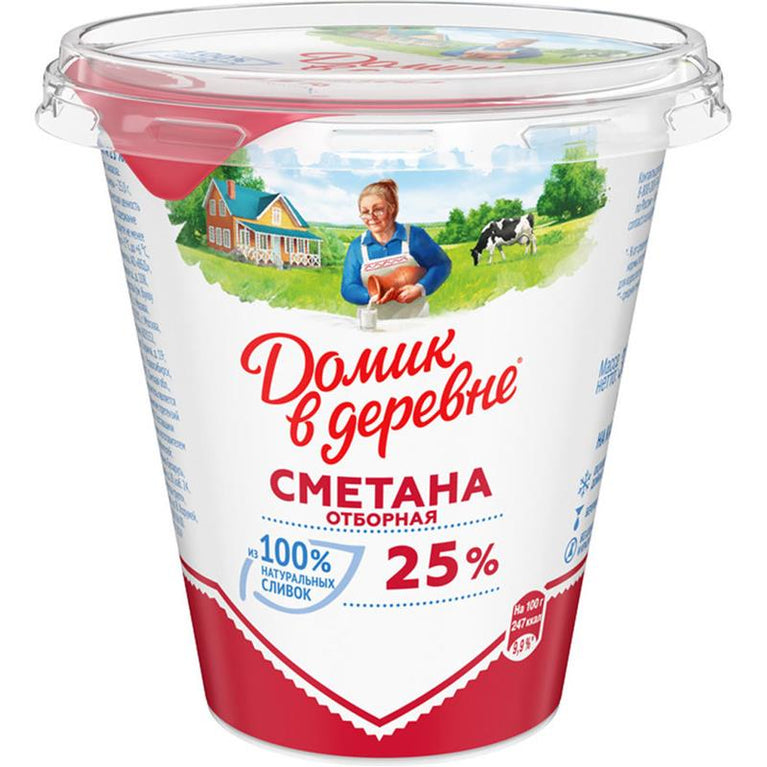 DOMIK V DREVNE SMETAN 25% 300 GR