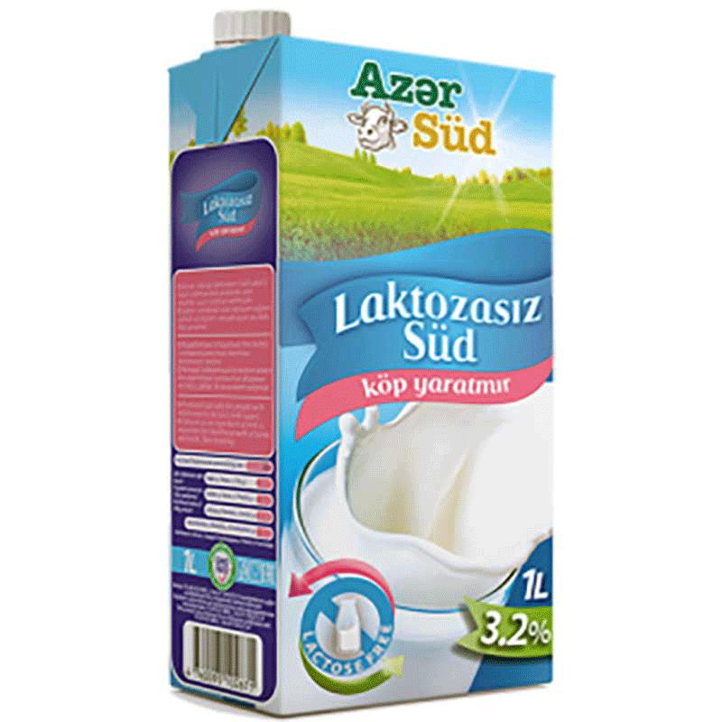 AZƏRSÜD LAKTOZASIZ 3.2% 1L